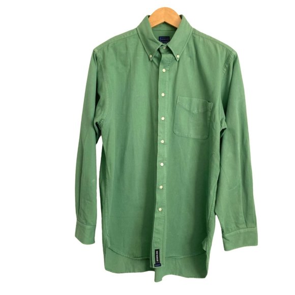 Hackett Green 100% Cotton Casual Button Down Shirt - Picture 1 of 6